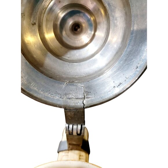 Antique Ceramic German Beer Stein Jakob Goldschmidt 1807 Hand-Painted Pewter Lid - Picture 13 of 16